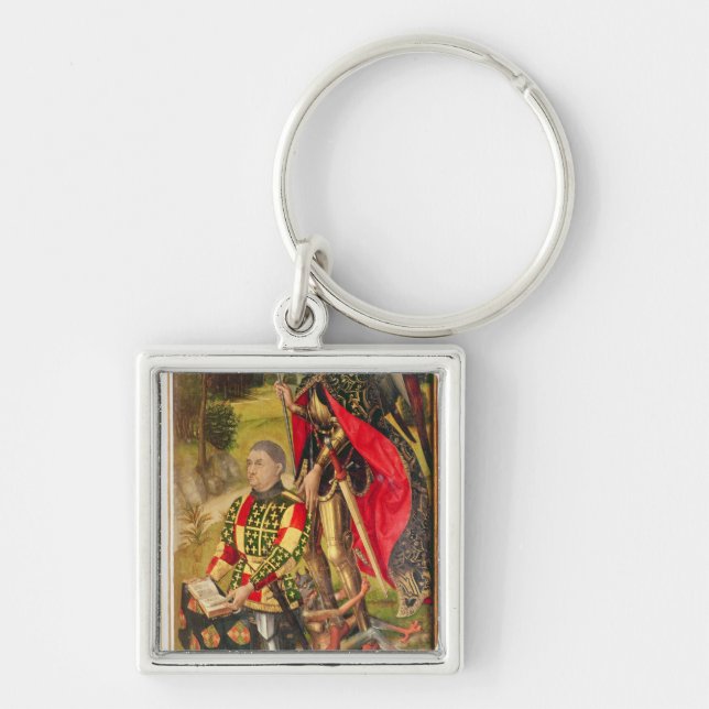 Depicting  donor of  altarpiece, Michel de Keychain (Front)