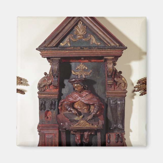 Depicting St. Crispin at his Workbench Magnet (Front)