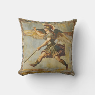 Depiction of Hermes Throw Pillow
