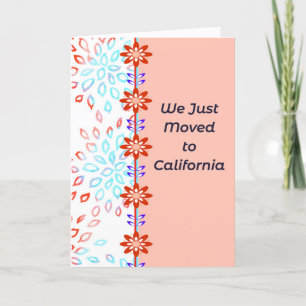 Déplacé vers la carte de Faire-part de Californie