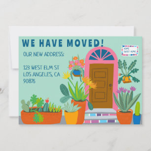 Déplacement de l'adresse du Faire-part coloré Port