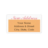 Déplacement de nouveaux stickers d'adresse Faire-p