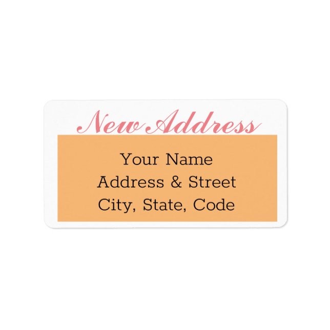 Déplacement de nouveaux stickers d'adresse Faire-p (Devant)
