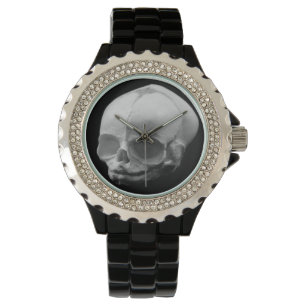 Déplaisant crâne bébé Gothique Dames Montre po