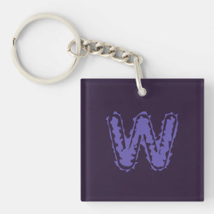 Déplaisant Monogramme violet sur violet