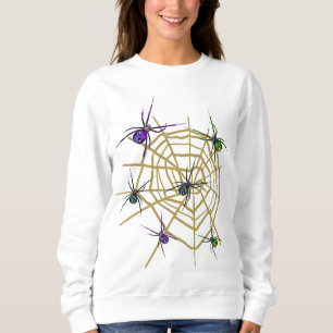 Déplaisant Spider Halloween Sweatshirt