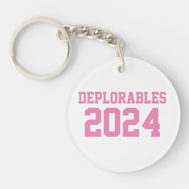 Deplorable 2024 Keychain (Front)