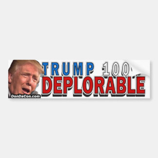 Deplorable Bumper Sticker