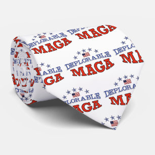 Déplorable MAGA LOL Cravate
