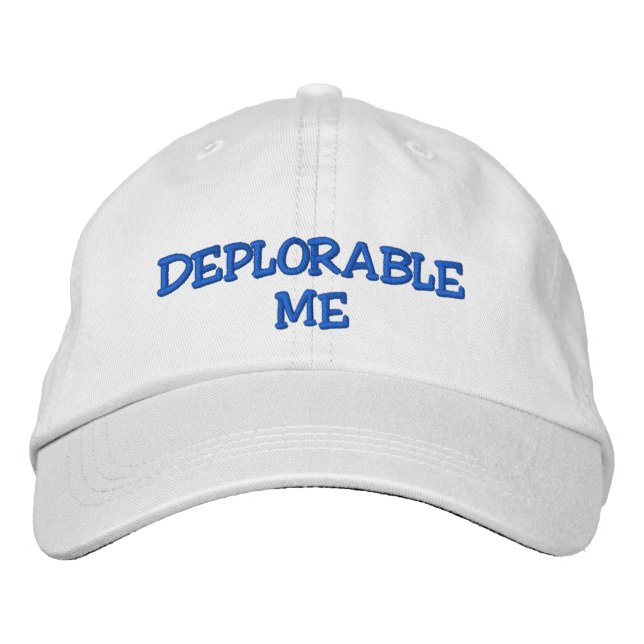 DEPLORABLE ME EMBROIDERED HAT (Front)