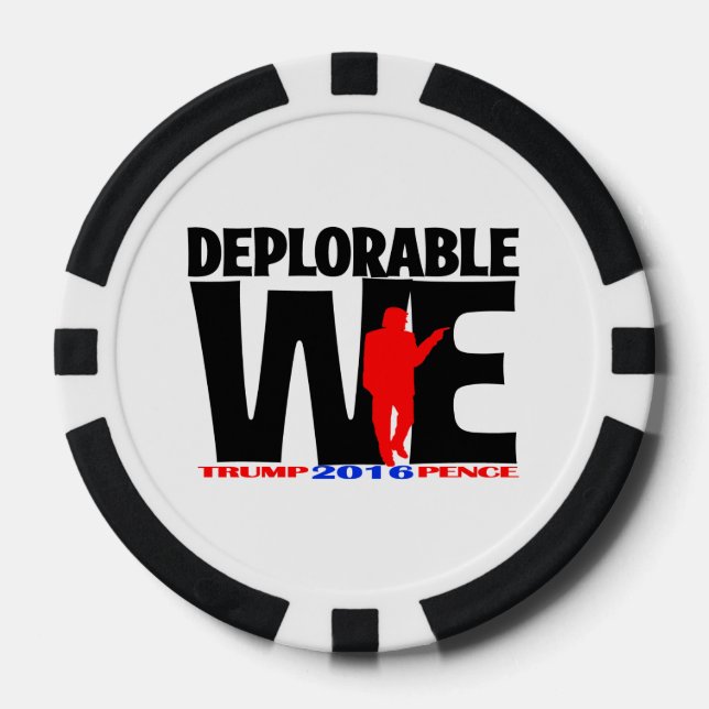 Déplorable Nous jetons de poker (Recto)