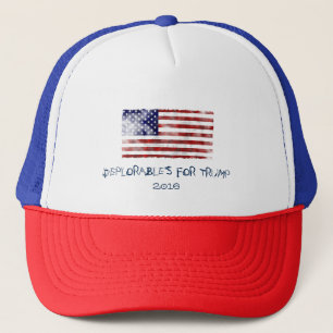 DEPLORABLES FOR TRUMP TRUCKER HAT