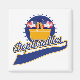 Deplorables Team Logo Magnet