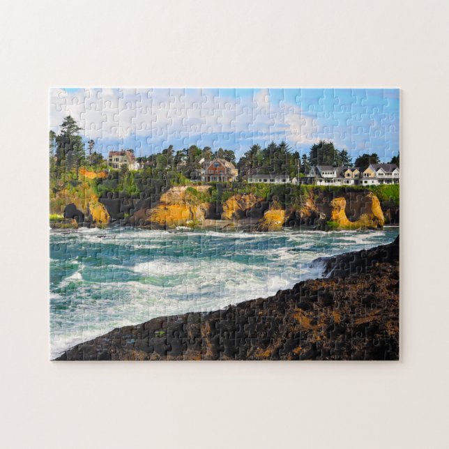 Depoe Bay Oregon. Jigsaw Puzzle (Horizontal)