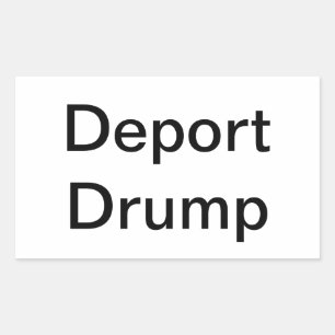 Deport Drump Comic Splash-Art Hankamer Artjunkhaus Sticker