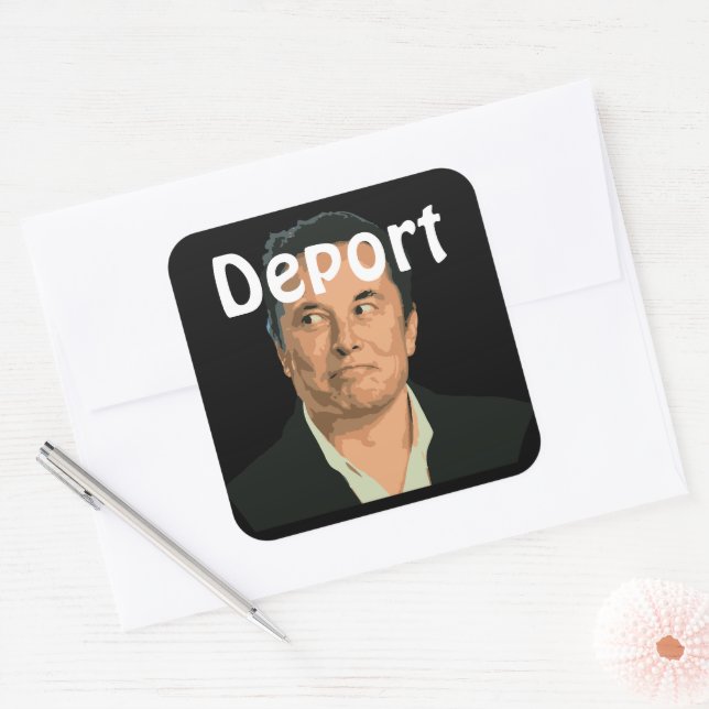 Deport Musk Sticker (Envelope)