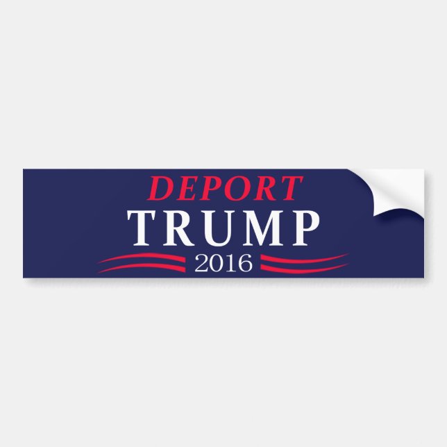 Deport Trump Bumper Sticker (Front)