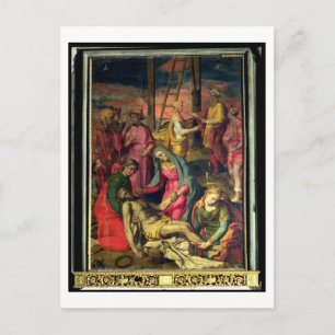 Deposition from the Cross, 1582 (tempera on panel) Postcard