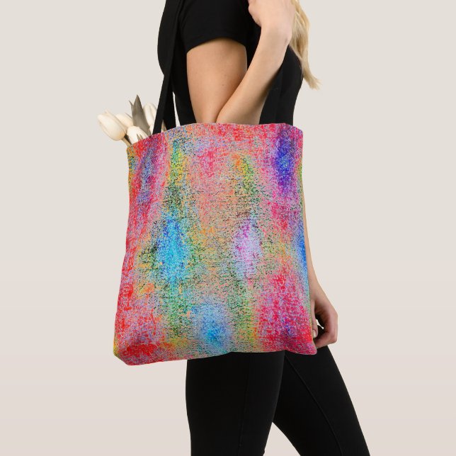 Depredation of colours tote bag (Close Up)