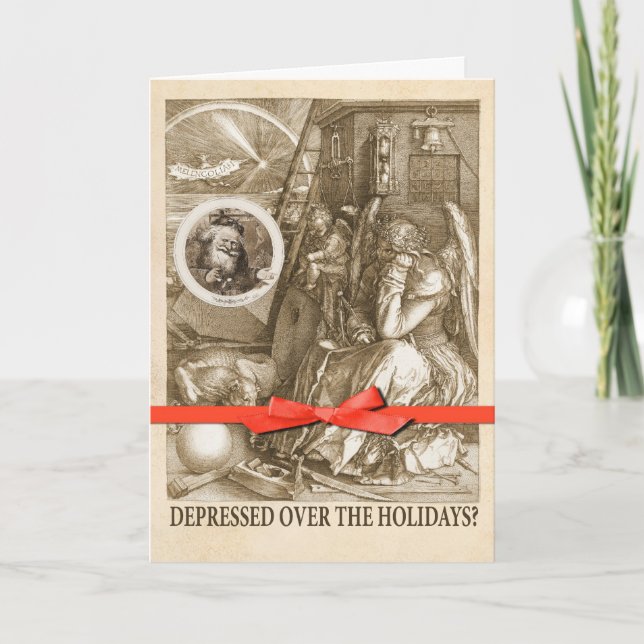 Depressed Over the Holidays? Holiday Card (Front)