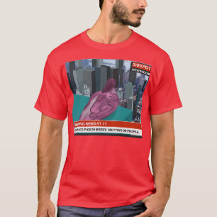 Depressed pigeon misses T-Shirt