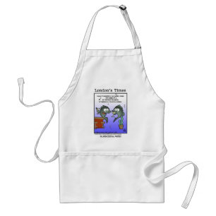 Depressed Salmon Funny Cards Mugs & Gifts Standard Apron