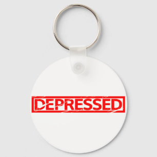 Depressed Stamp Keychain