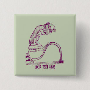 Depressed traffic light 2 inch square button