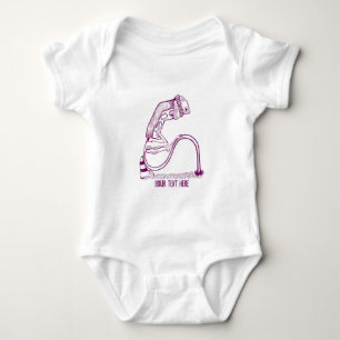 Depressed traffic light baby bodysuit