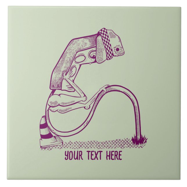 Depressed traffic light tile (Front)