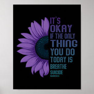 Depression Awareness Suicide Prevention 10 Poster