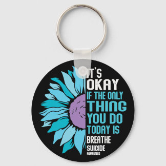 Depression Awareness Suicide Prevention 9 Keychain