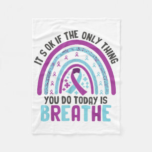 Depression Awareness Suicide Prevention Fleece Blanket