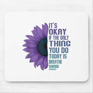 Depression Awareness Suicide Prevention Tank Top_7 Mouse Pad