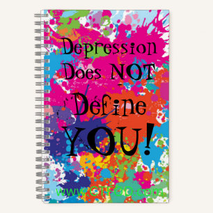 Depression does not define you- Notebook/Journal Notebook