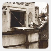 Depression Era One Penny Coffee Stand