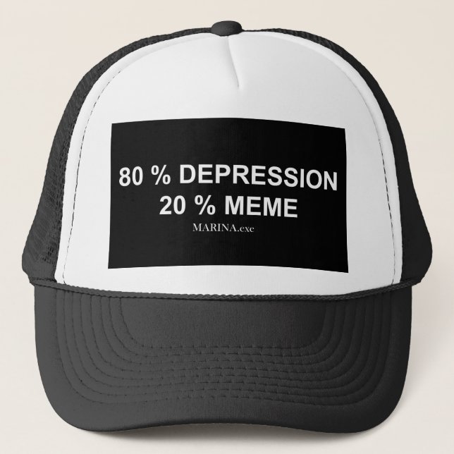 DEPRESSION/MEME - Casquette de camionneur (Devant)