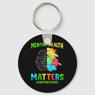 Depression Mental Health Awareness End The Stigma Keychain