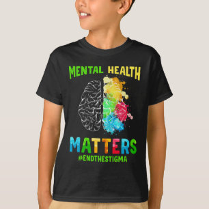 Depression Mental Health Awareness End The Stigma T-Shirt