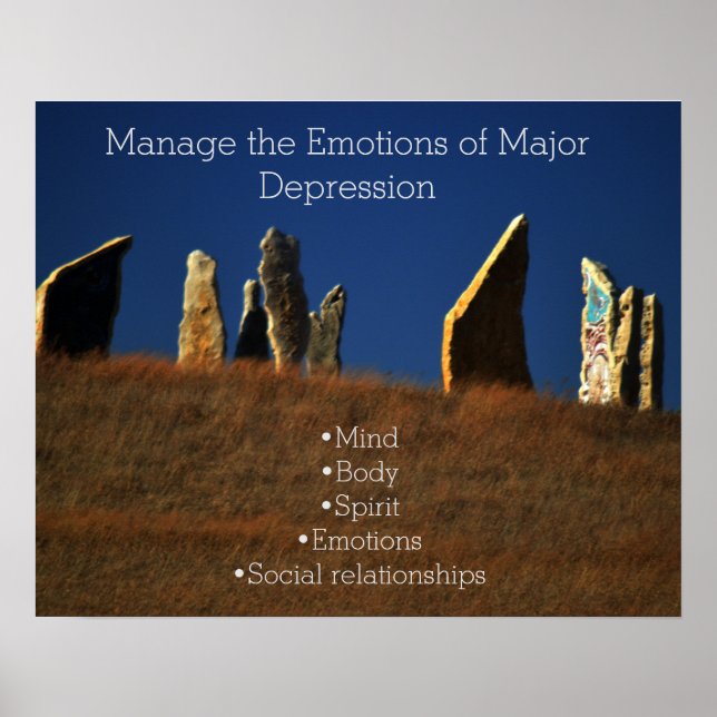 Depression  Recovery Poster (Front)