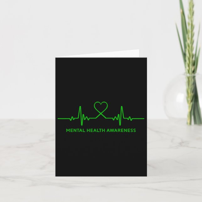 Depression Suicide Mental Health Awareness Tee Gif Card (Front)