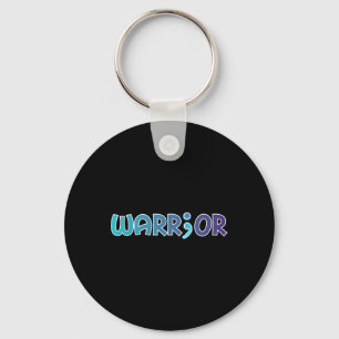 Depression Warrior Anti Suicide Anxiety Awareness  Keychain