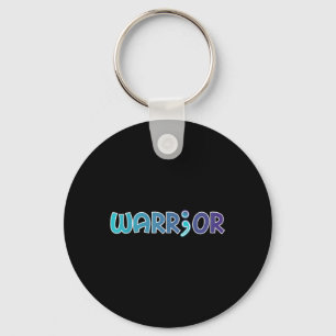 Depression Warrior Anti Suicide Anxiety Awareness Keychain