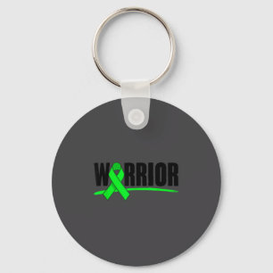 Depression Warrior Ribbon Mental Health Awareness Keychain
