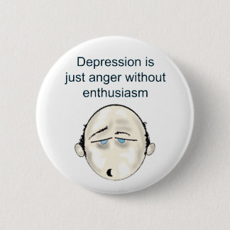 depressionblk T 2 Inch Round Button