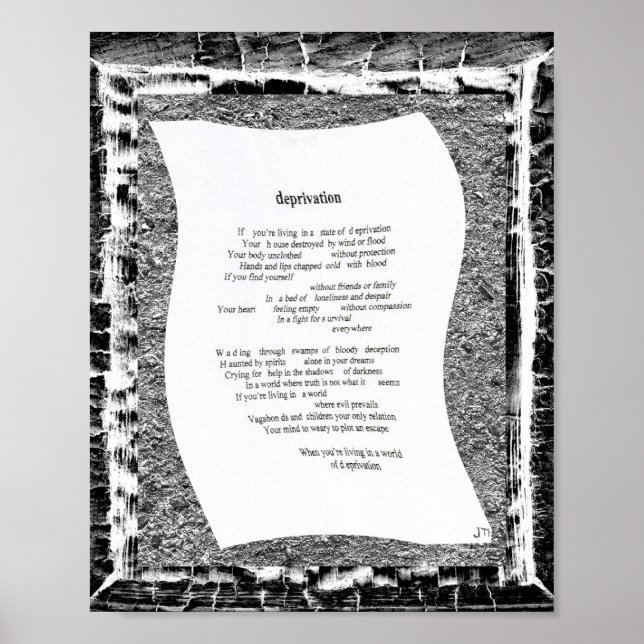 Deprivation Poster (Front)