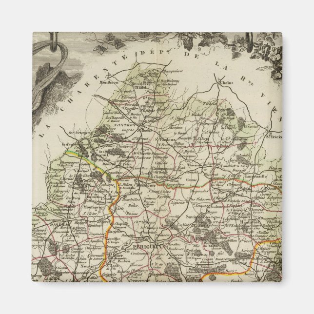 Dept Any Dordeogne Magnet (Front)