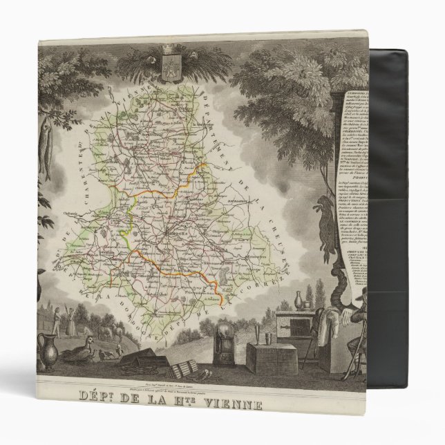 Dept. De La Hte Vienne Binder (Front/Inside)