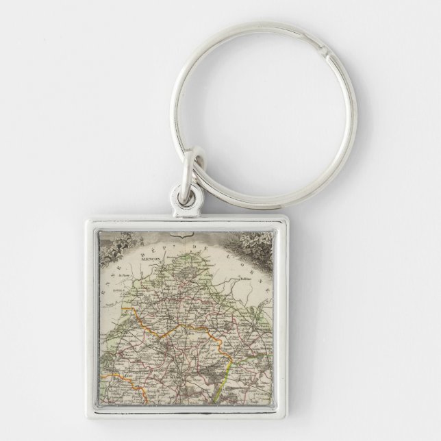 Dept. De La Sarthe Keychain (Front)
