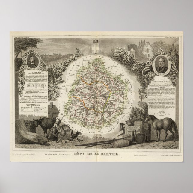 Dept. De La Sarthe Poster (Front)